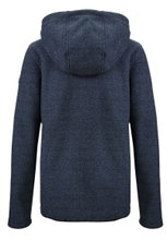 Killtec Knit Fleece Jacket Kow 200 with Hood (warm, Midlayer) blue-grey Kids